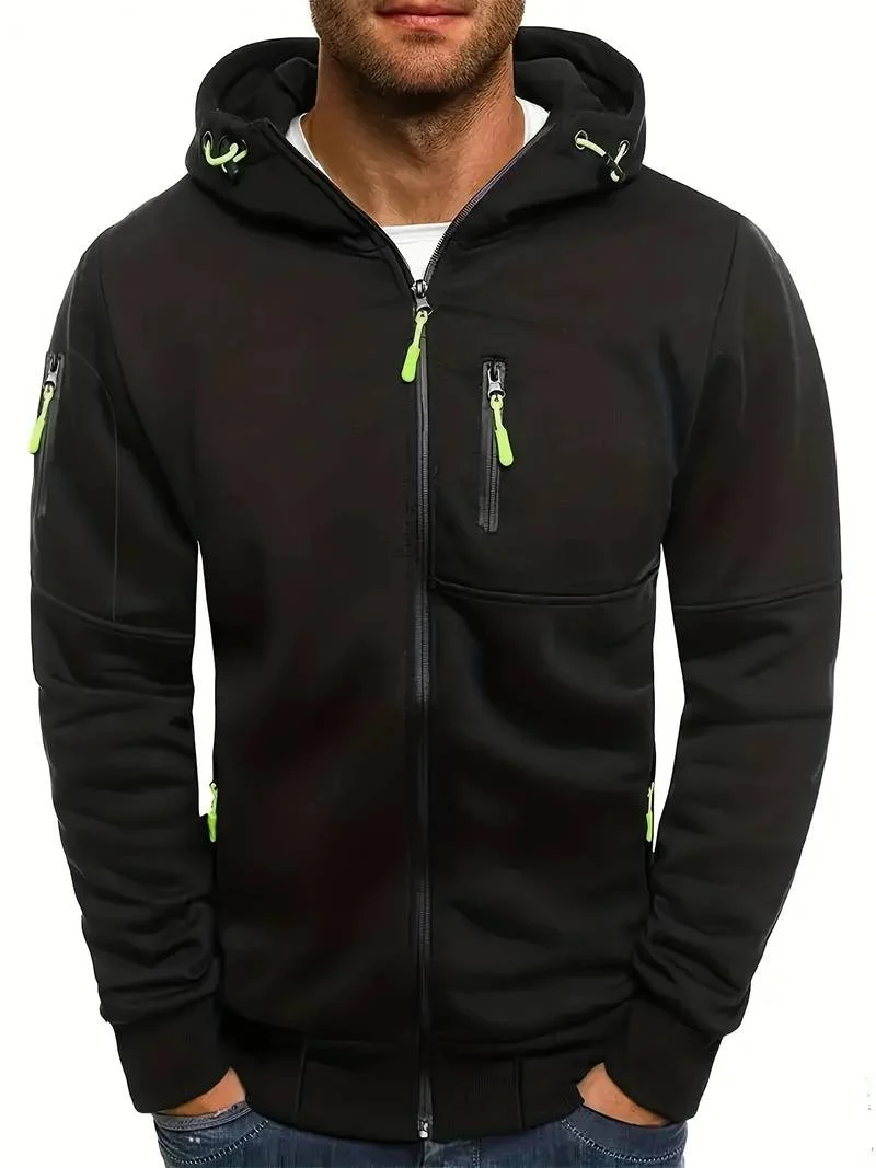 Heren Hoodie Casual Stijl Ademend Katoen Moderne Pasvorm