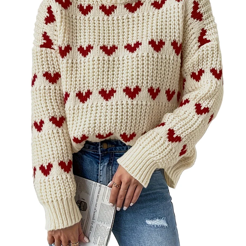 Dames Trui Hoge Hals Casual met Lange Mouwen - Gebreide Coltrui voor Herfst en Winter