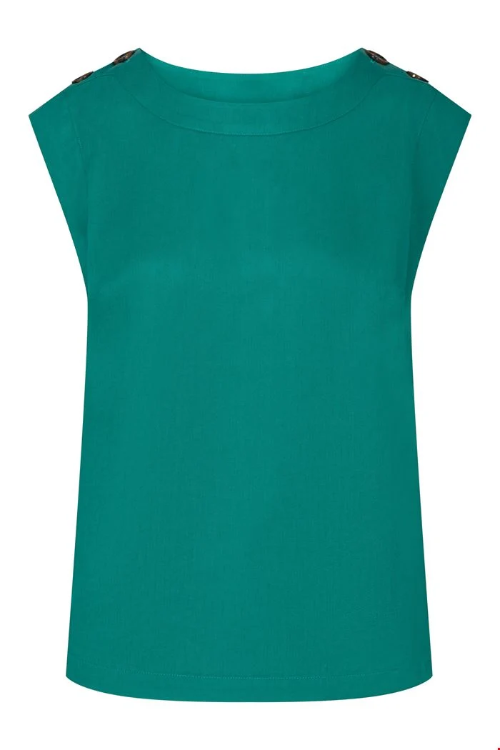 Top met schouder knoopsluiting | Zilch top buttons