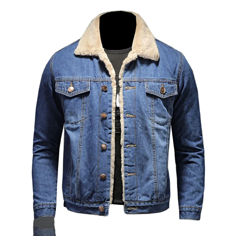 Heren Denimjack Milano-stijl