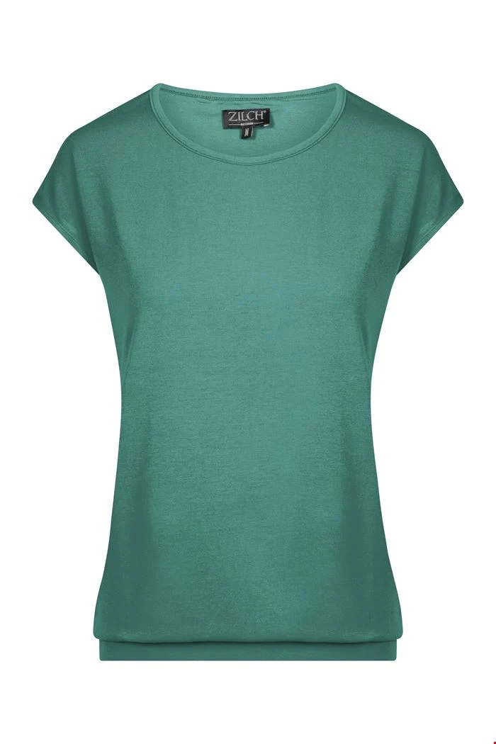 T-shirt met korte mouw | Zilch top cap sleeve porcelain