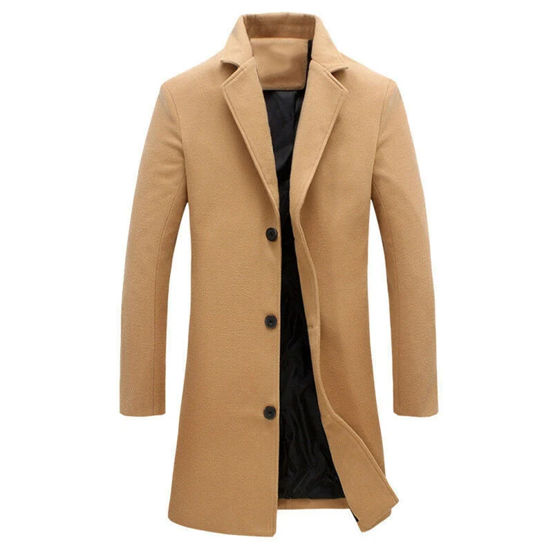 Heren Lange Jas Tijdloos Design