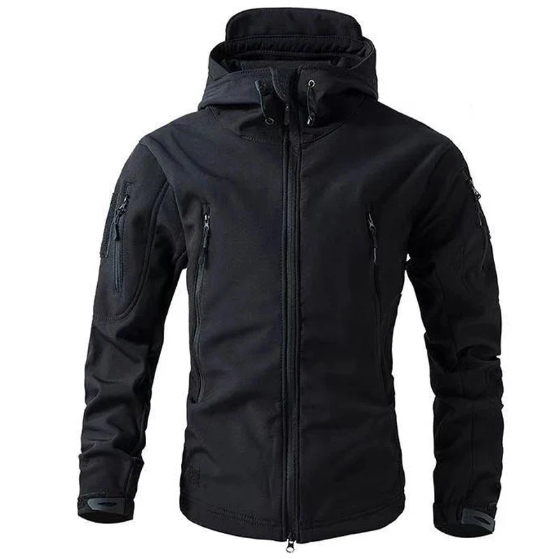 Heren Fleece Jas Waterdicht voor Outdoor Activiteiten met Fleece Voering