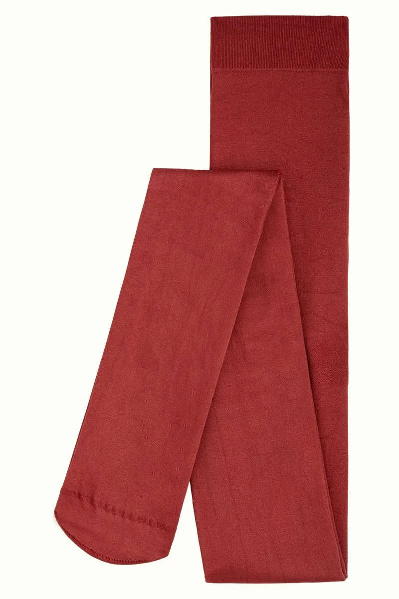 Comfortabele panty van 120 denier | King Louie Tights solid sandelwood brown