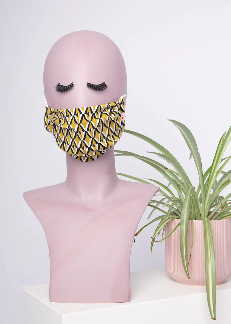 Mondkapje van katoen | Blutsgeschwister community mask simply black