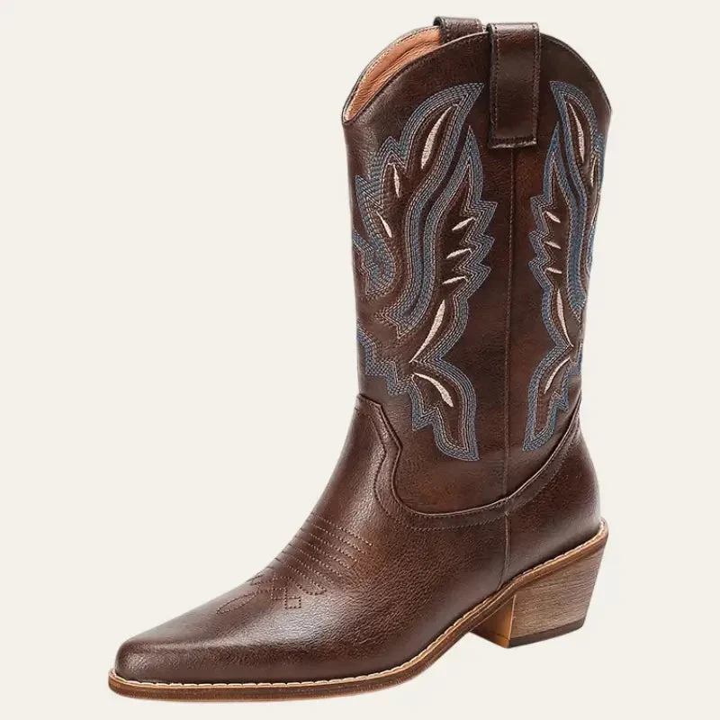 Dames Laarzen Cowboy Traditionele Stijl