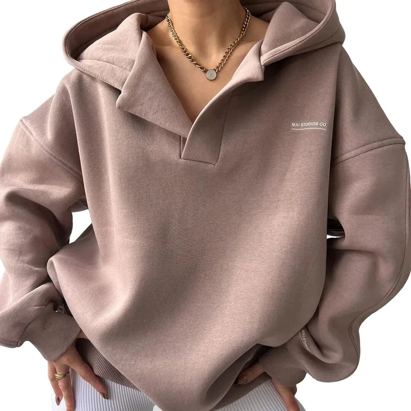 Dames Hoodie Casual Winterstijl