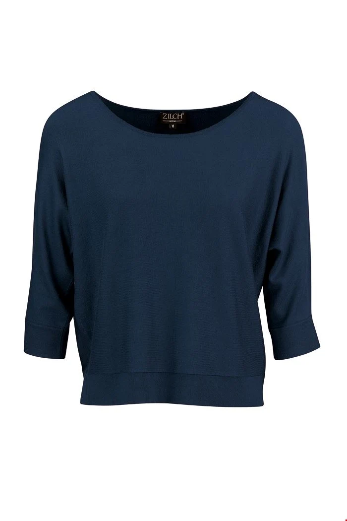 Zilch Top Batsleeve Navy