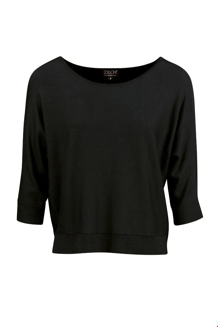 Zilch Top Batsleeve Black