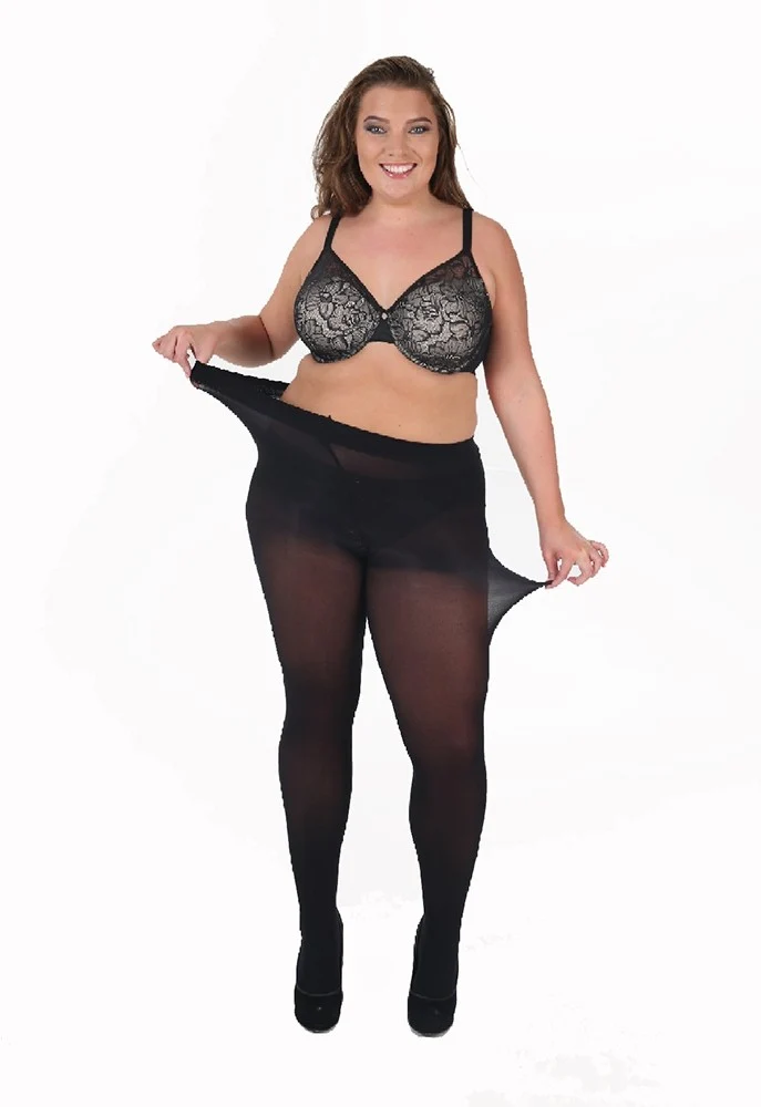 Pamela Mann 50 Denier Curvy Super Stretch Tights Black