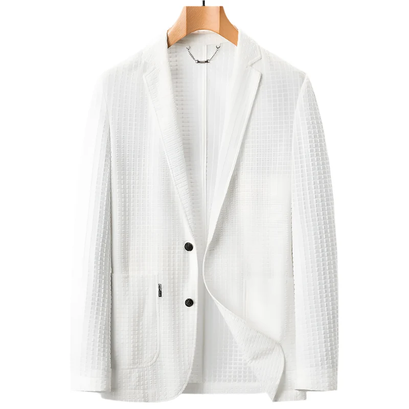 Dames Blazer Waffle Knit Luxe Viscose