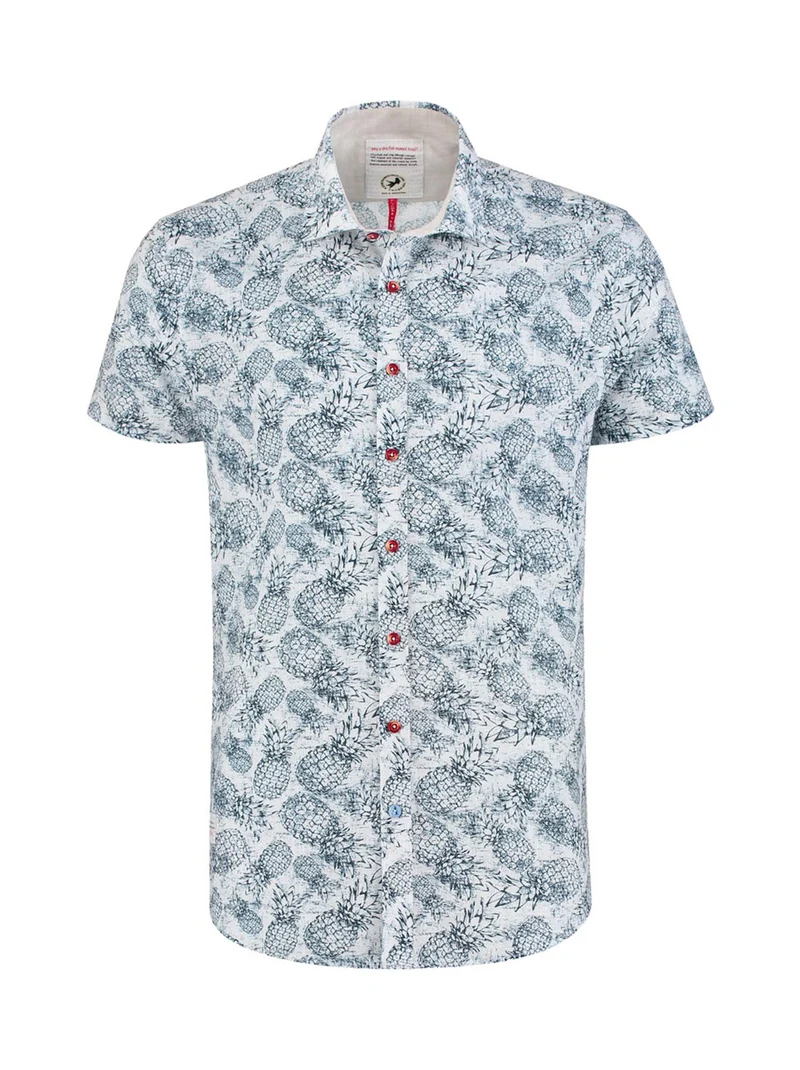 A Fish Named Fred Shirt Pineapple White Optical White .