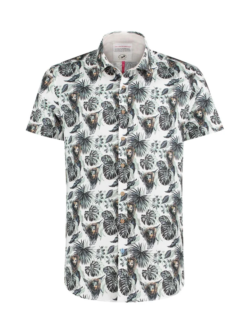 A Fish Named Fred Shirt Lion Green Jungle Savanna Green .