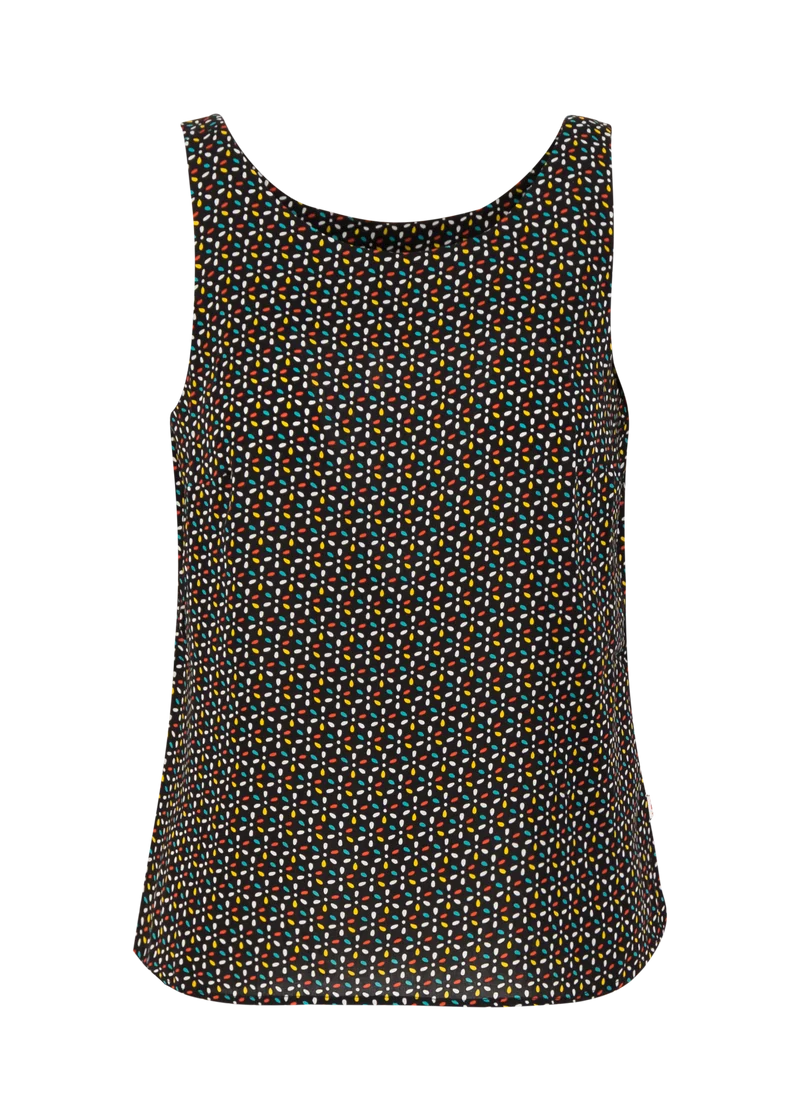 Mouwloze top van duurzame viscose | Blutsgeschwister ruckenfein top pata pata