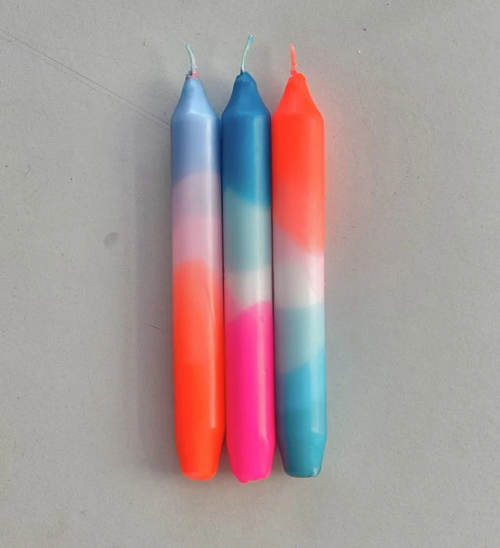 Pink Stories dip dye neon coral playa