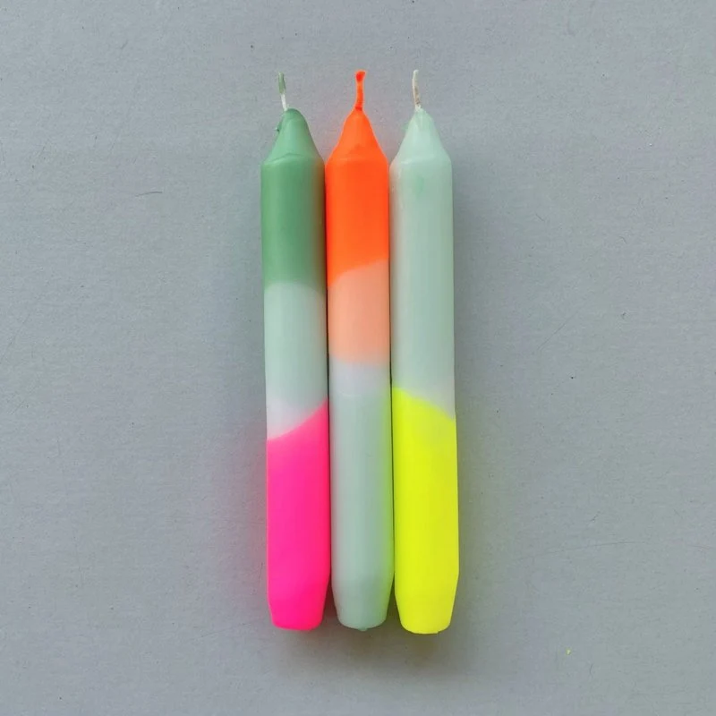 Pink Stories dip dye neon rainbow kisses