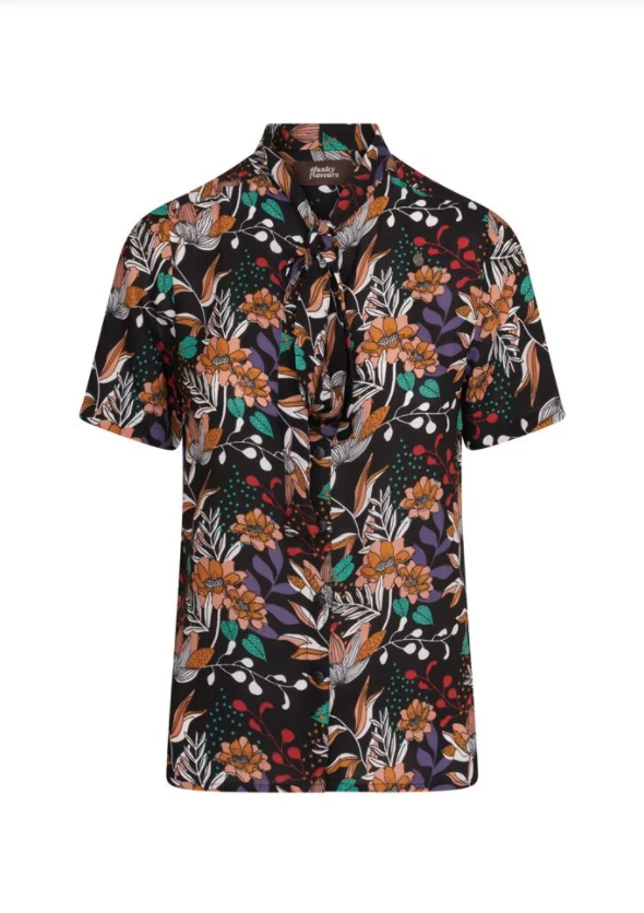 Blouse met strikkraag | 4Funkyflavours think (about it)