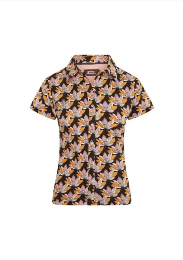 Blouse met bloemenprint | 4Funkyflavours hooked on your love