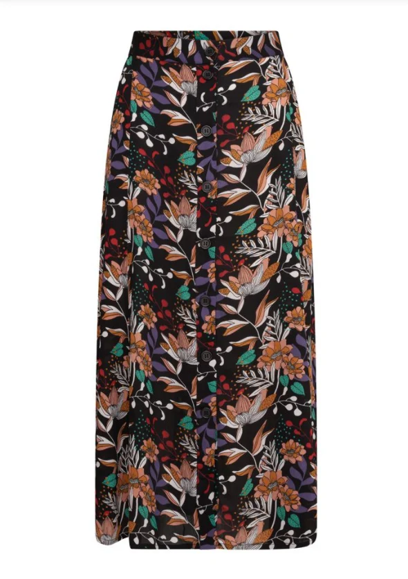 Midi rok van viscose | 4Funkyflavours Love's theme