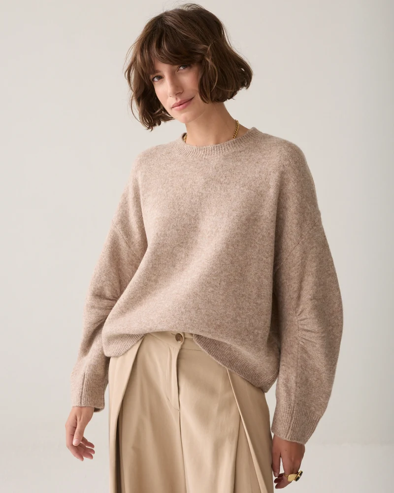 Summum Boxy Trui - Creme