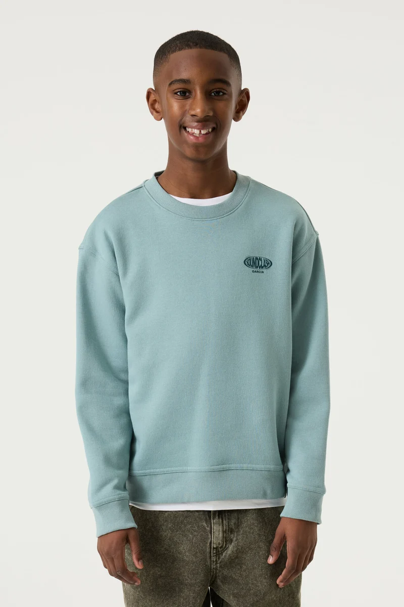 Garcia Jongens, Sweater, CELADON