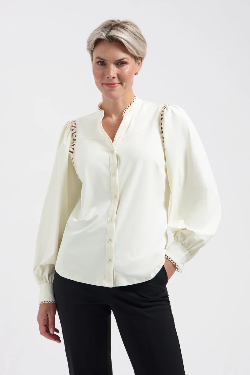 Lady Day Blouse TAMMY, Vanilla
