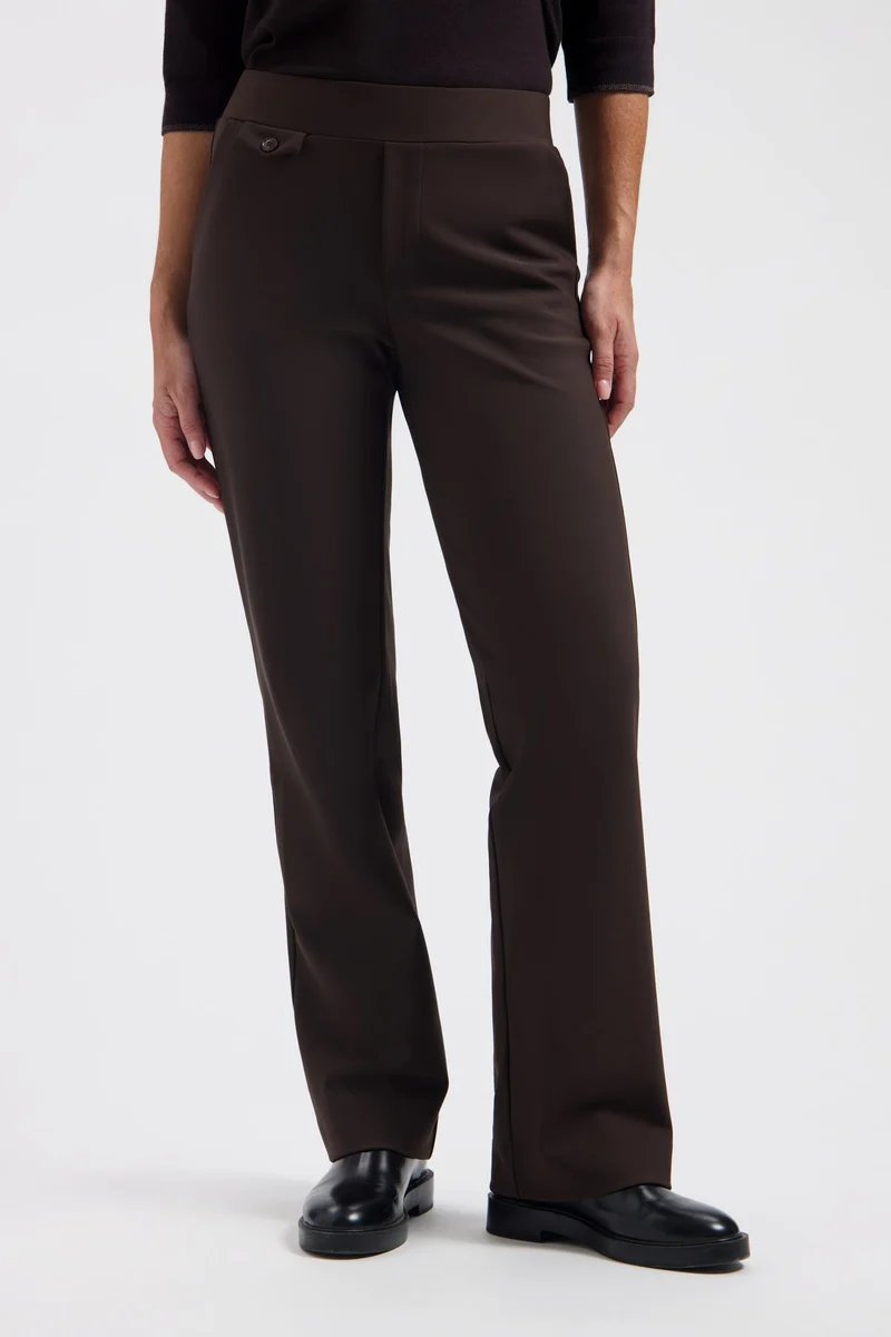 Lady Day Broek MILANA, Dark Brown