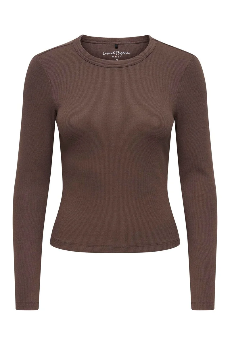 Only - Onlval L/S O-Neck Top - 5051306 Bracken