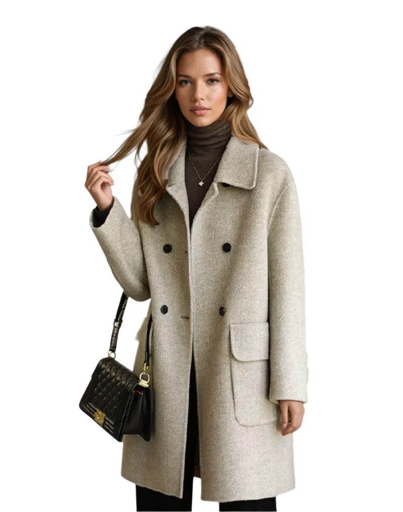 Dames Warmtejas Elegante Stijl