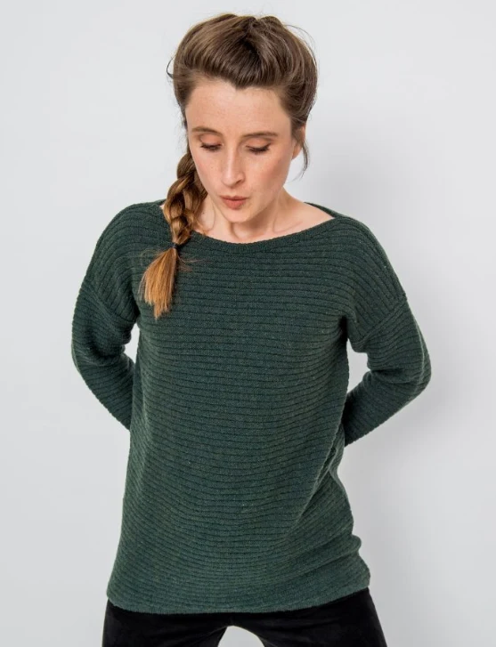 Loop A Life Sweater Form & Figure Dark Green