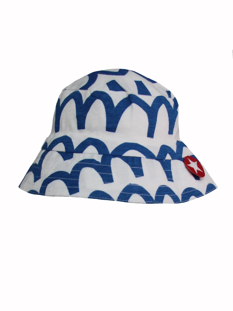 Kik Kid Hat Tiba Rand Waves White Cobalt