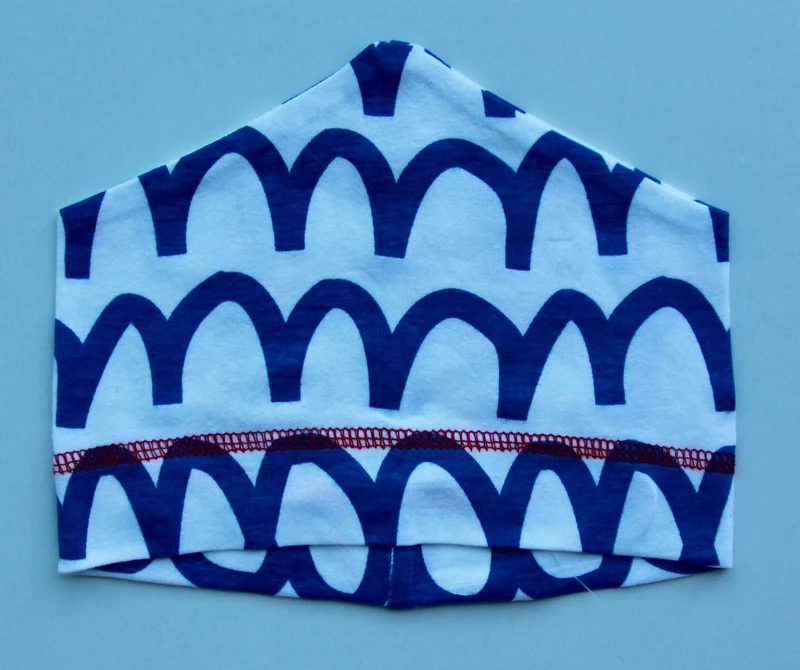 Kik Kid Hat Schenk Waves Print White Cobalt