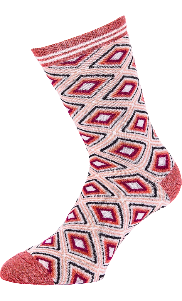 King Louie Socks 2-Pack Koko Beaujolais Red