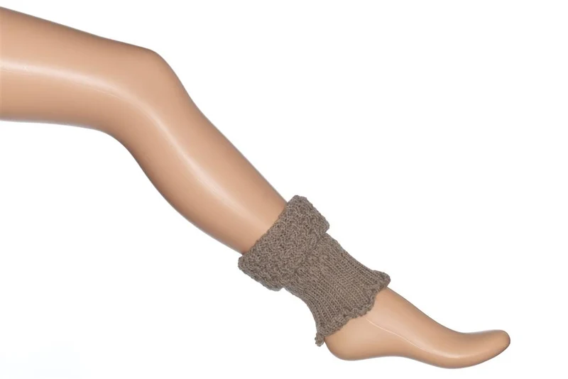 Bonnie Doon Honeycomb Boot Top Taupe