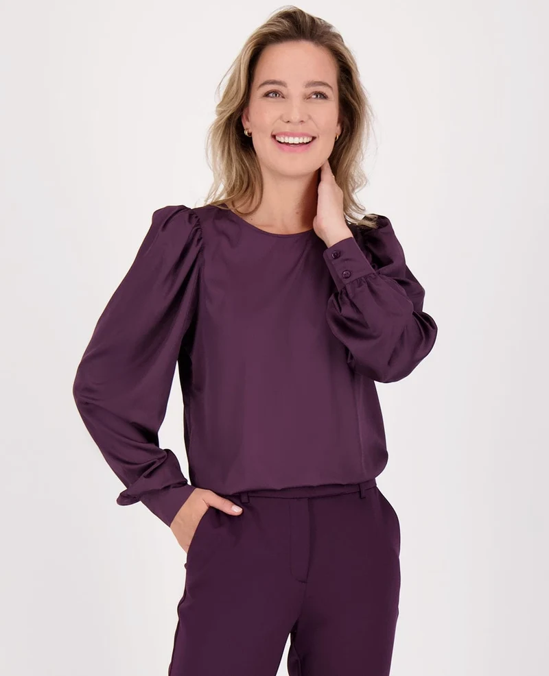 Top Madeleine Satin | Perfect Purple