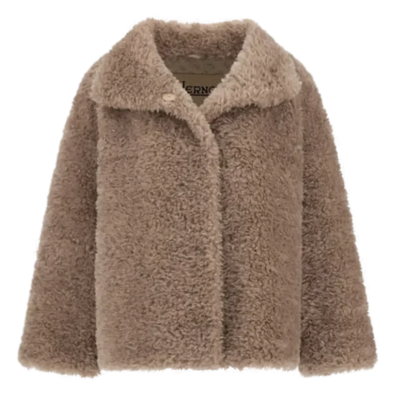Herno Teddy Jacket Zandkleur - Match Laren