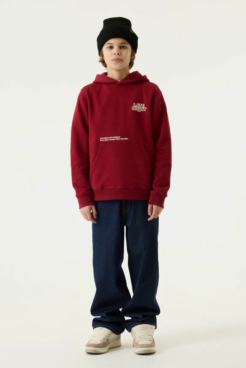 Garcia Jongens, Hoodie, Red Flame