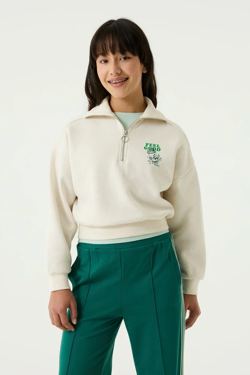 Garcia, Girls Sweater, Cream Melee