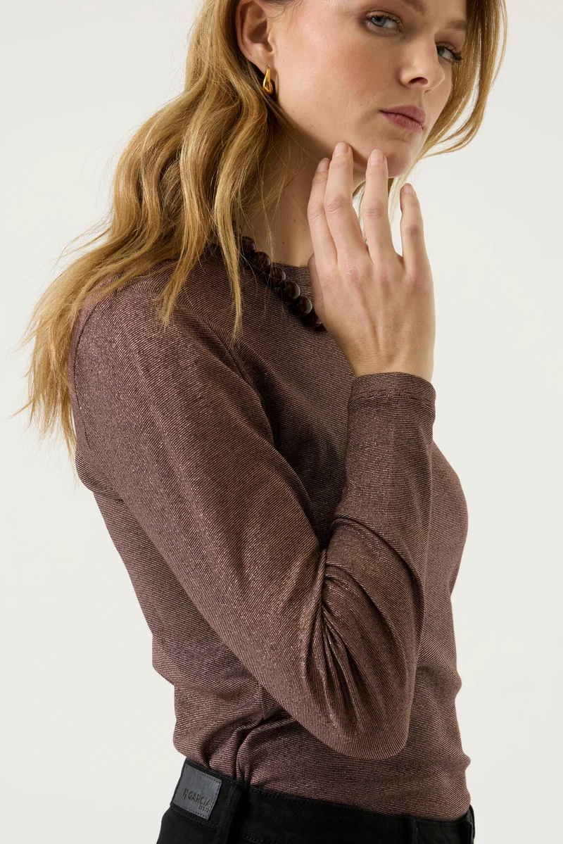 Garcia, Dames, Longsleeve, Hazel bloom