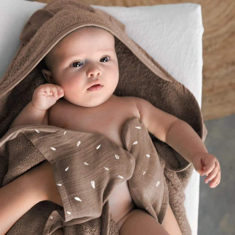 Nifty 2-in-1 Badcape, Mocha