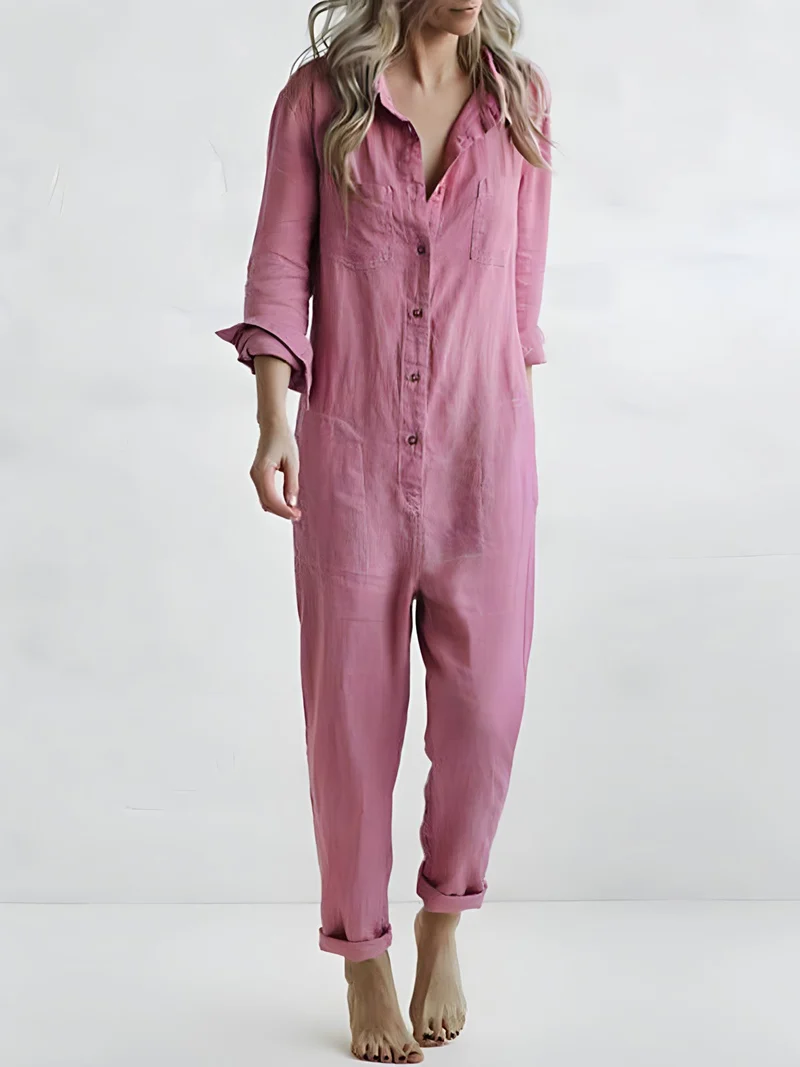 Dames Jumpsuit Getailleerd Polyester Elegante Stijl
