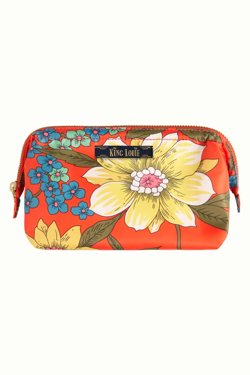 King Louie Make Up Bag Blazing Orange