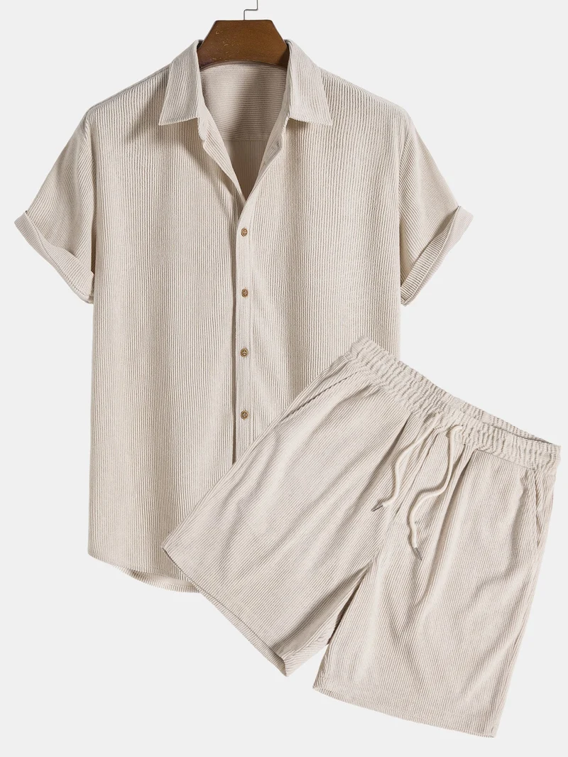 Heren 2-delige Set Corduroy Stijlvol en Comfortabel