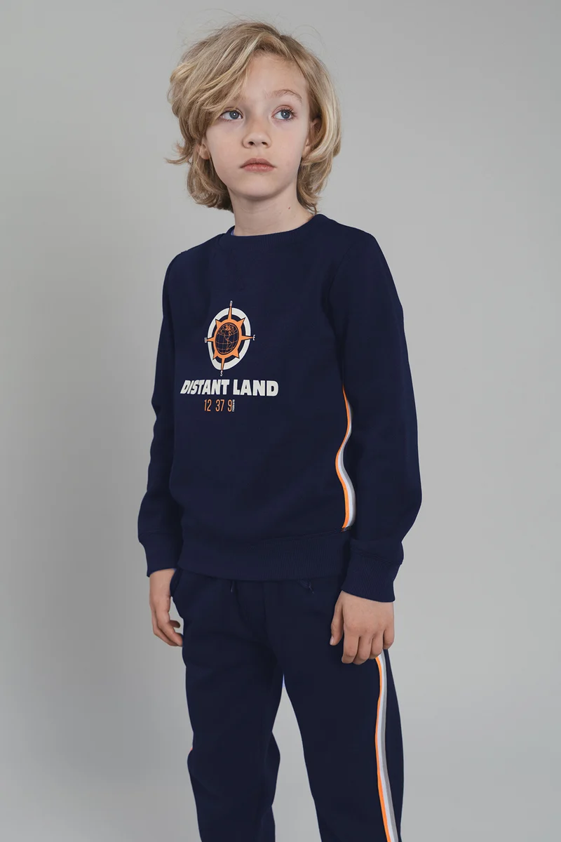 TYGO&vito Jongens, Sweater, STEN, Navy