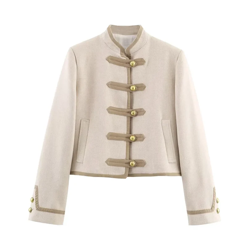 Velmira | Getailleerde Jacket met Knopen