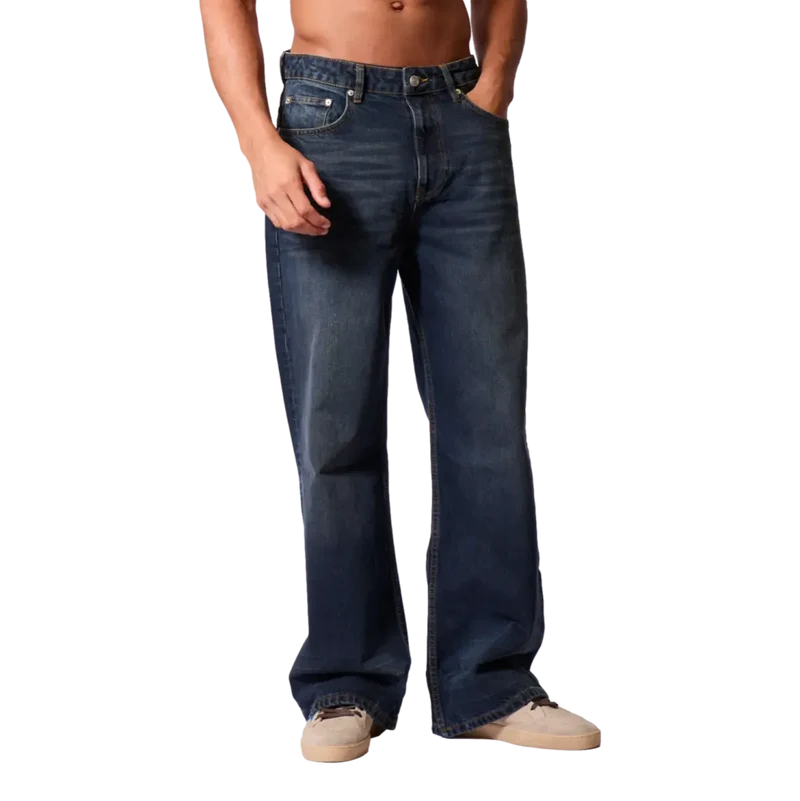 Flaneur Relaxed Jeans Donker Denim - Match Laren