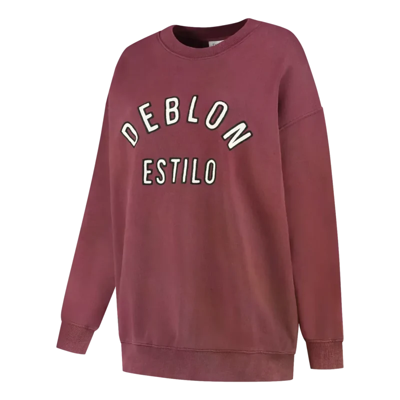Deblon Peyton Sweater Bordeaux - Match Laren