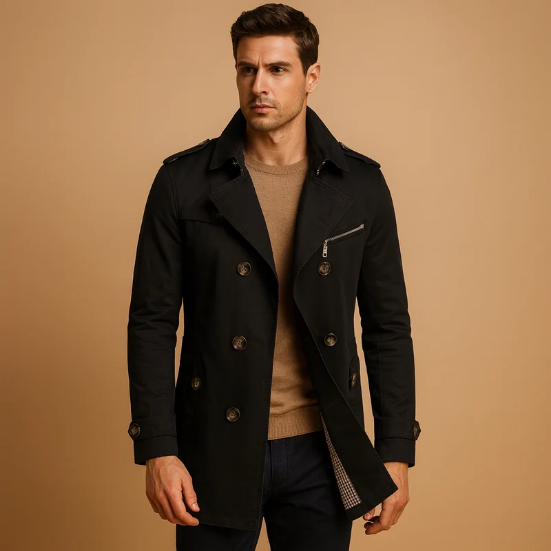 Waterdichte trenchcoat voor heren | Stefan