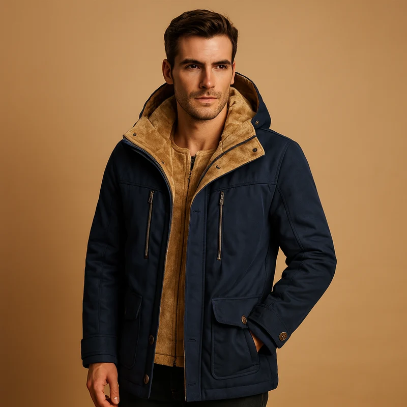 Winter jas met capuchon voor heren | Bram