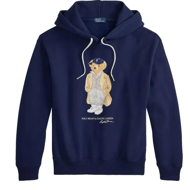 Polo Ralph Lauren Bear Hoodie Marineblauw - Match Laren